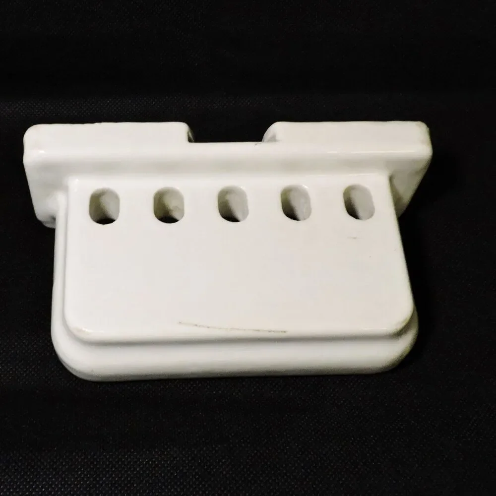 Vintage White Porcelain Toothbrush Holder And Cup Holder Bath Fixtures